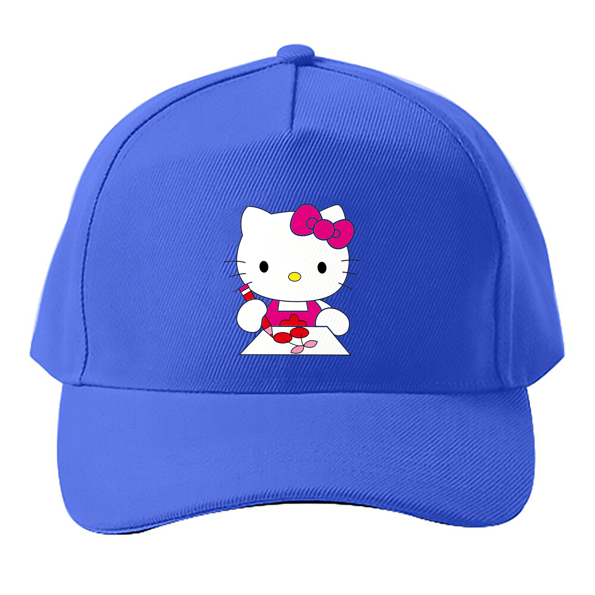 （画像用） Hello Kitty ハローキティ ベースボールキャップ 綿100％ 男女兼用 帽子 スポーツ